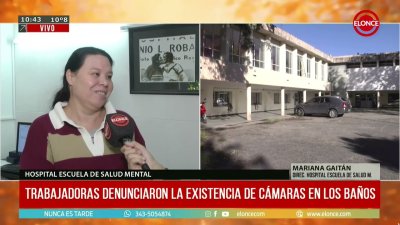 Renunci&oacute; enfermero acusado de filmar en un ba&ntilde;o del Hospital Escuela de Paran&aacute;